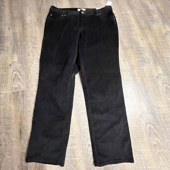 NWT CJ Banks Corduroy Pants Plus Womens 14w Petite*** - Picture 1 of 11
